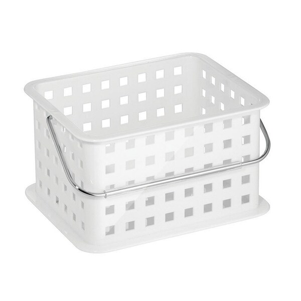 Idesign iDesign White Storage Basket 7 in. H X 5 in. W X 9.25 in. D 61201 - main